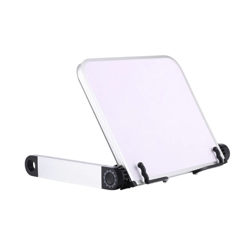 Foldable Reading Book Holder Bookcase Stand 360 Degree Adjustable Support Desk
