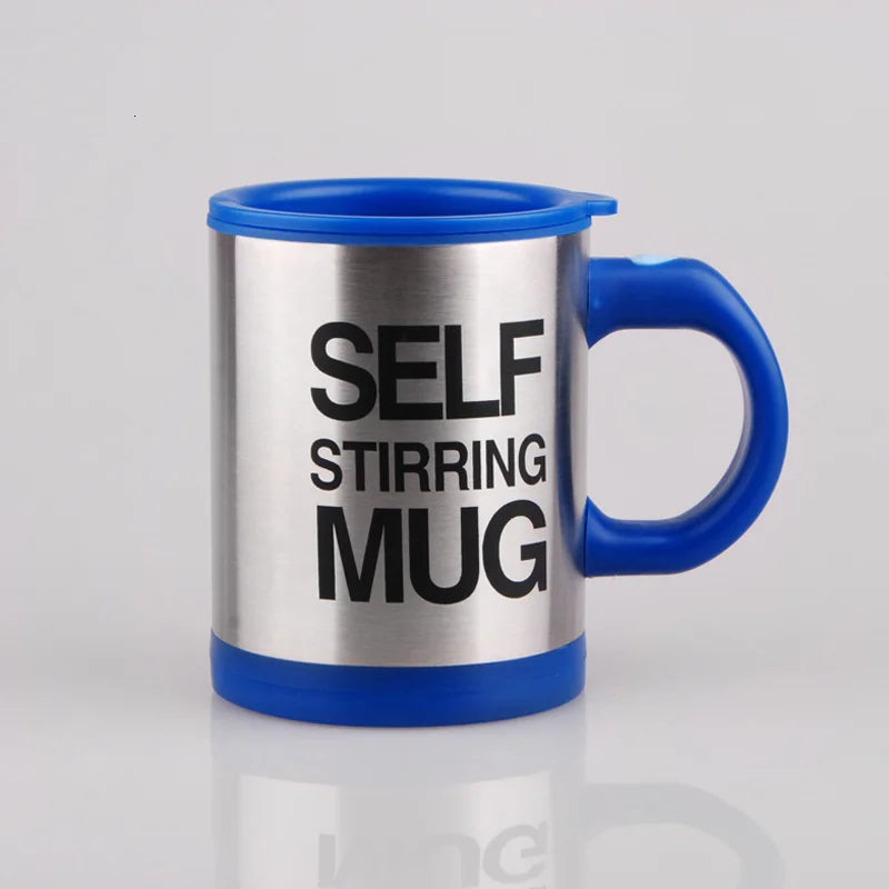 Self Stirring Mug Mixer Mini Electric Blender Portable Coffee Tea Cup Stainless Steel Automatic Lazy Mixing Auto Stirring Mug