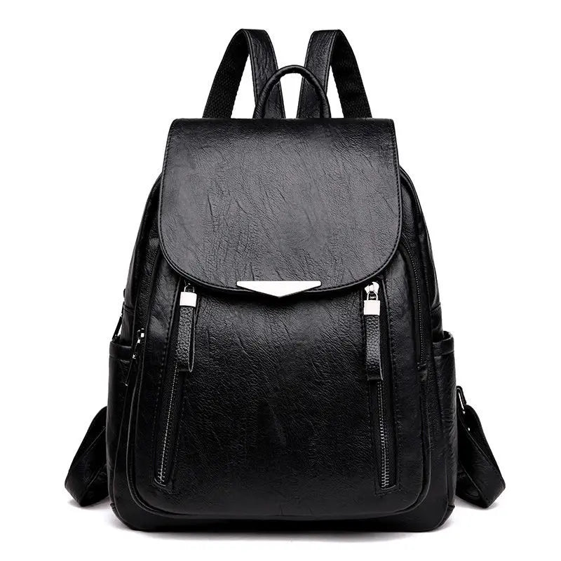Women's Backpack Travel Large Backpack PU Leather Handbag Schoolbag For Girls Women's bag Female Shoulder Back mochila