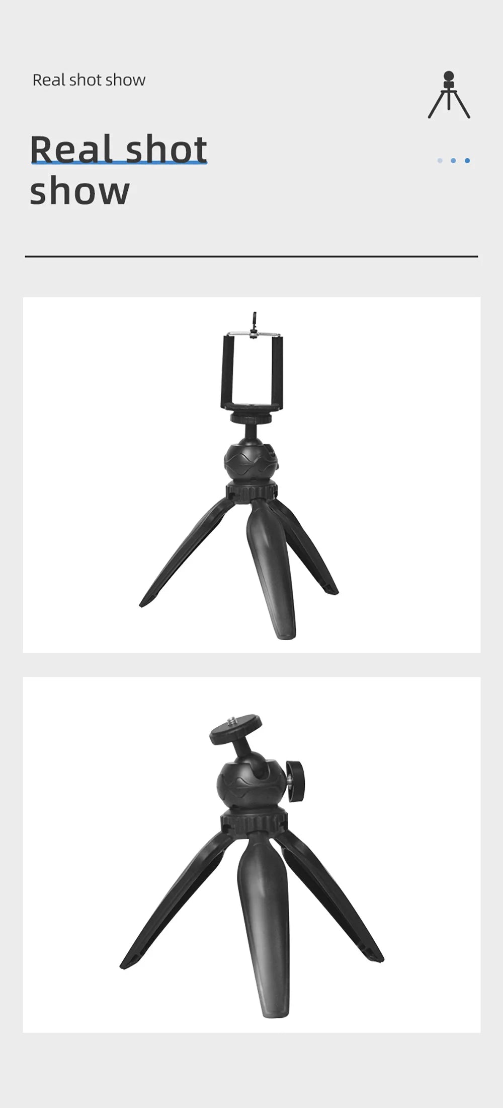 Salange Portable Projector Camera Mobile Phone Mini Tripod Is Suitable For YG300 P62 J9 J15 Projector Other Stable Supports