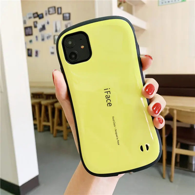 Case For iPhone 17 Pro Max 16 Plus 17 Air iFace Classic Smooth Glossy Armor Shockproof Luxury Back Plastic Silicon Cover Coque
