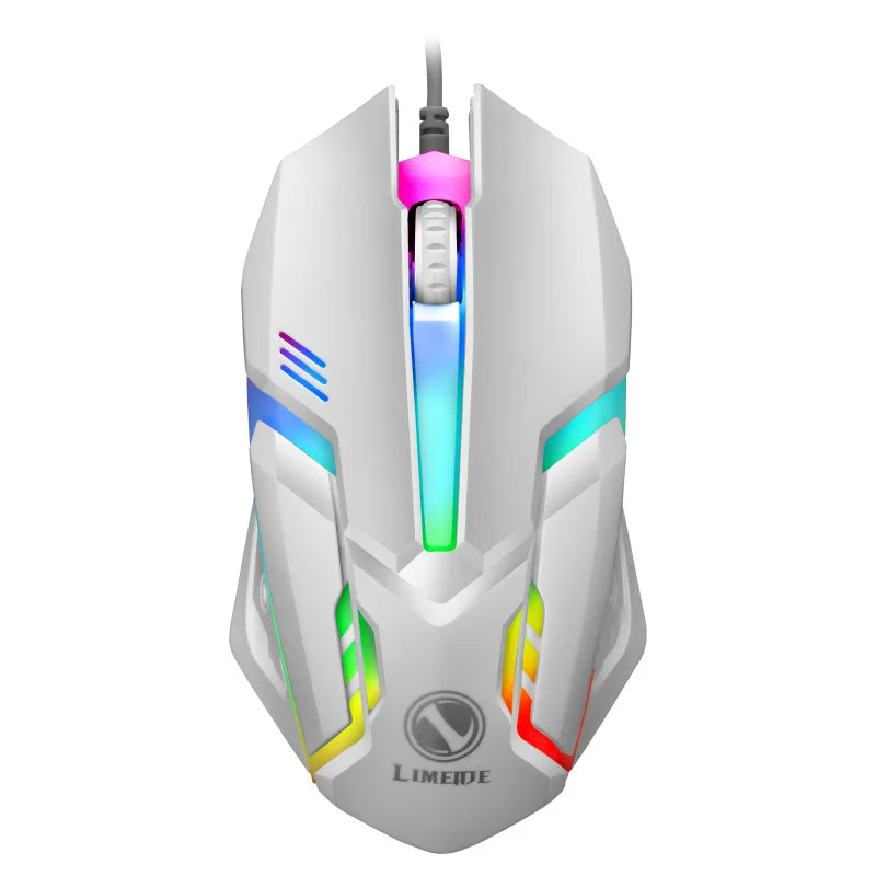 USB Wired Mouse RGB Colorful Backlit Ergonomic Design Gaming Mouse Wired Mice Office Mouse For PC Desktop Laptop Windows iOS