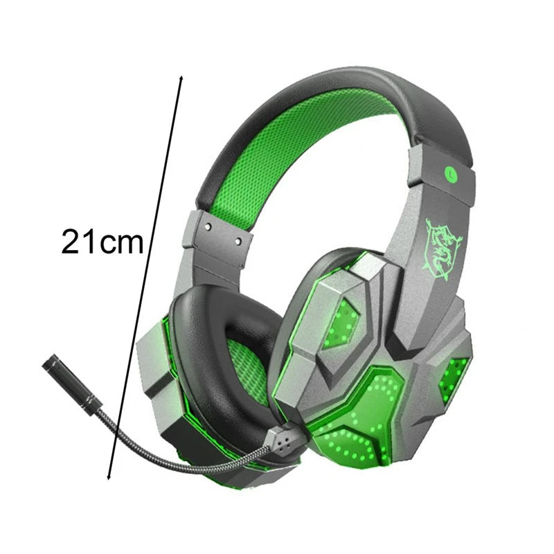 Wireless Headset Gaming Headset With Mic For PS4 PC Switch Gamer Black Blue 1 PCS