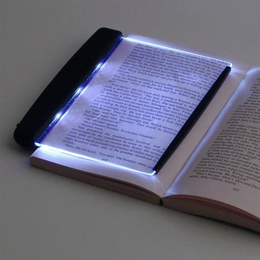 Book Lovers Reading Lamp Light LED Panel Night Wireless People Thinking Mind Creative Flat Plate Panel Eye protection with text