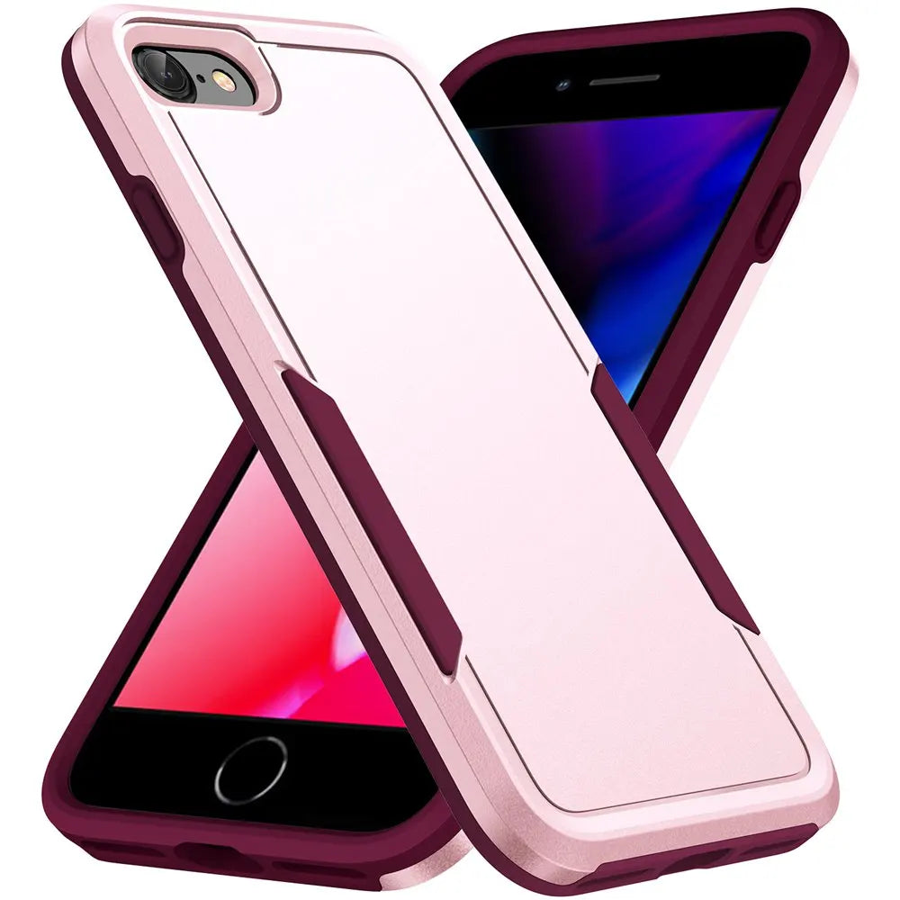 Fit iPhone SE 3 2022 Case Shockproof Hybrid Case Dual Layer Design Hard Cover For iPhone SE 2 2020/iPhone 6/6S/7/8 Plus Cases
