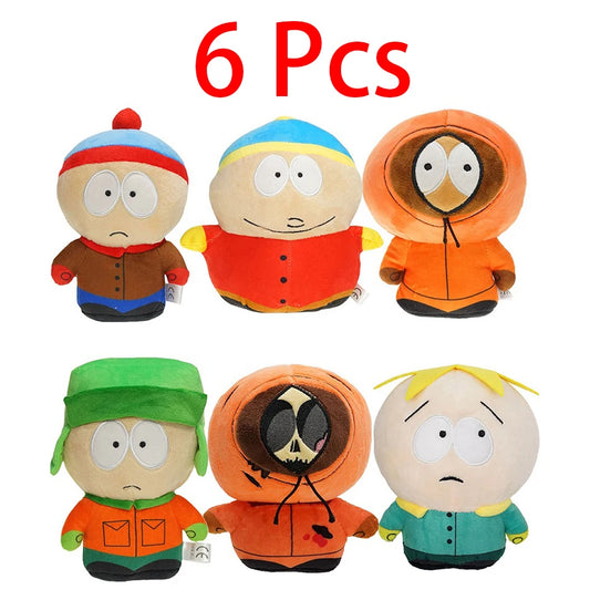 20cm Anime Cartoon South Park Character Cartman Stan Butters Plush Doll Boy Kid Stuffed Toy For Children Christmas Gifts pillow