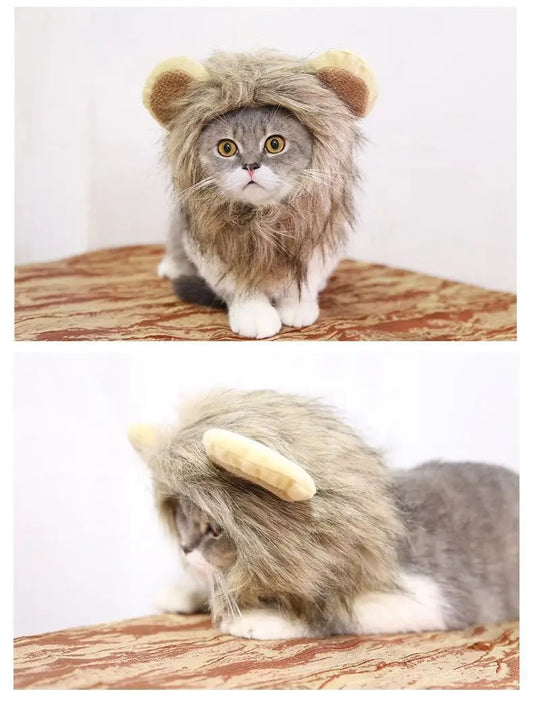 A HAT FOR CAT Cute Costume Warm Cap for Cat Adjustable Soft Small Pet Headwear