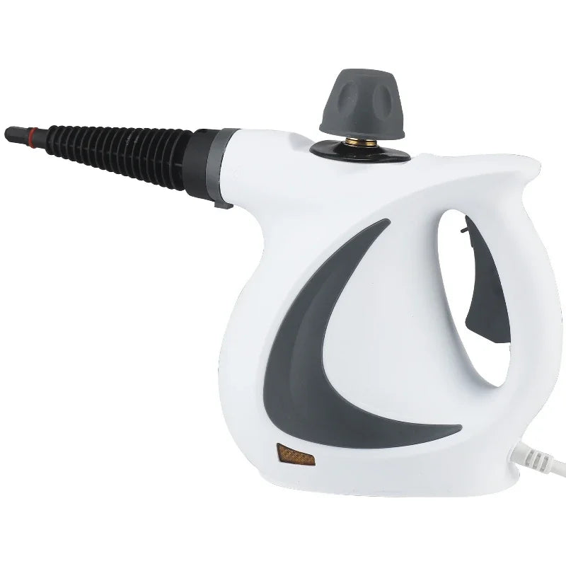 1050W Handheld Steam Cleaner High Temperature Pressurized with 9Pc Accessory Kitchen Range Hood Disinfection & Cleaning Steamer