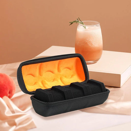 Travel Case for Watch with 3 Slots Rigid High-Quality Watch Storage Organizer Protective Box for Jewelry And Accessories