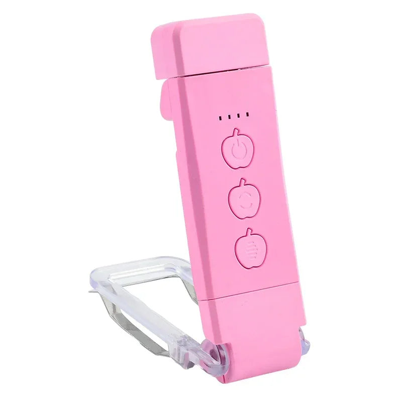 Book Light Brightness Adjustable for Eye-Protection USB Rechargeable LED Clip on Portable Bookmark Light for Reading in Bed Car