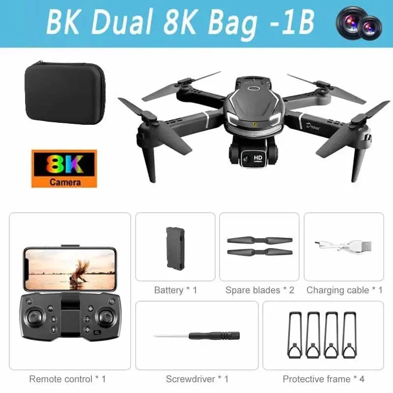 HD Mini V88 Drone 8K 5G GPS Professional Aerial Photography Remote Control Aircraft HD Dual Camera Quadcopter Toy UAV