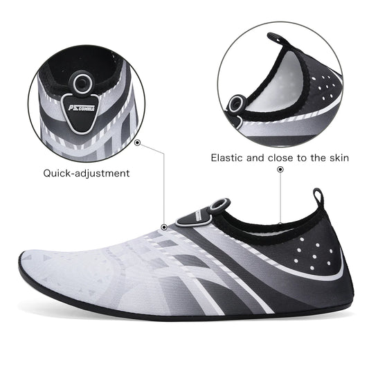 Diving Shoes Women Aqua Shoes Men Beach Swimming Water Sport Socks Barefoot Sneaker Fitness Dance Swim Surfing Snorkeling Shoe