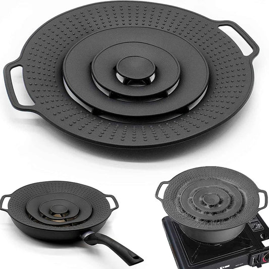 Universal 30cm Silicone Pot Lid Pot Cover Spill Stopper Lid Reusable Multifunctional Overflow Stopper Lid For Pans And Pots