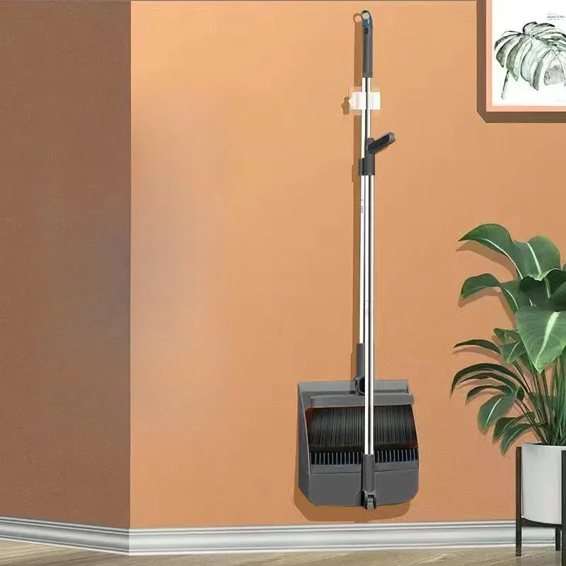 Broom Set Household Broom Dustpan Set Brush Head Sweeping Folding Garbage Shovel Broom