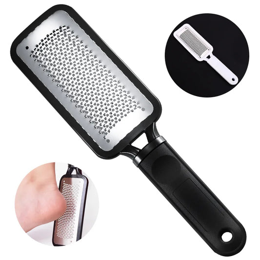RHBJ 1Pcs Foot Scrubber File Rasp Spa Dead Skin Callus Remover Stainless Steel Grater Care Pedicure Tool Restore Feet Product