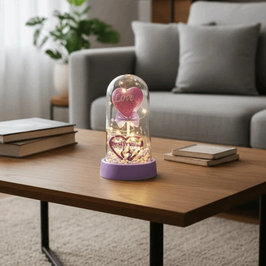 Creativity Transparent Glow Led Light Romantic Beautiful Valentine's Day Decorations Colorful Balls LED Love Lamp Wedding