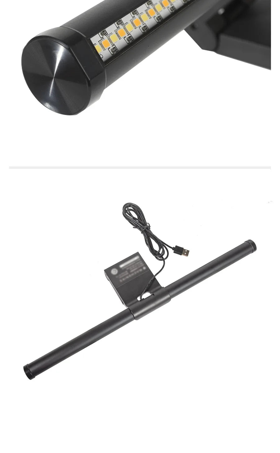 RGB 40CM Stepless Dimming Light Bar – Eye-Caring Hanging Screen Strip for Laptop Gaming Work