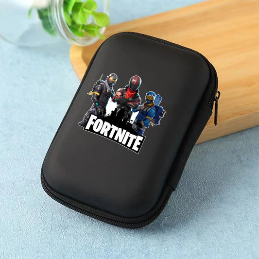 Game Fortnites Storage Bag Cartoon Printed Fortress Night Data Cable Charger Travel Earphone Storage Protective Case Bags Gift