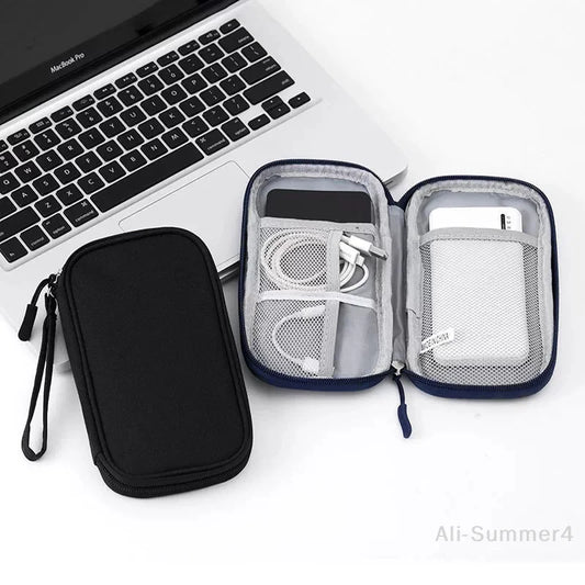 Portable Travel Portable Digital Product Storage Bag USB Data Cable Manager Earphones Mobile Power Storage Bag