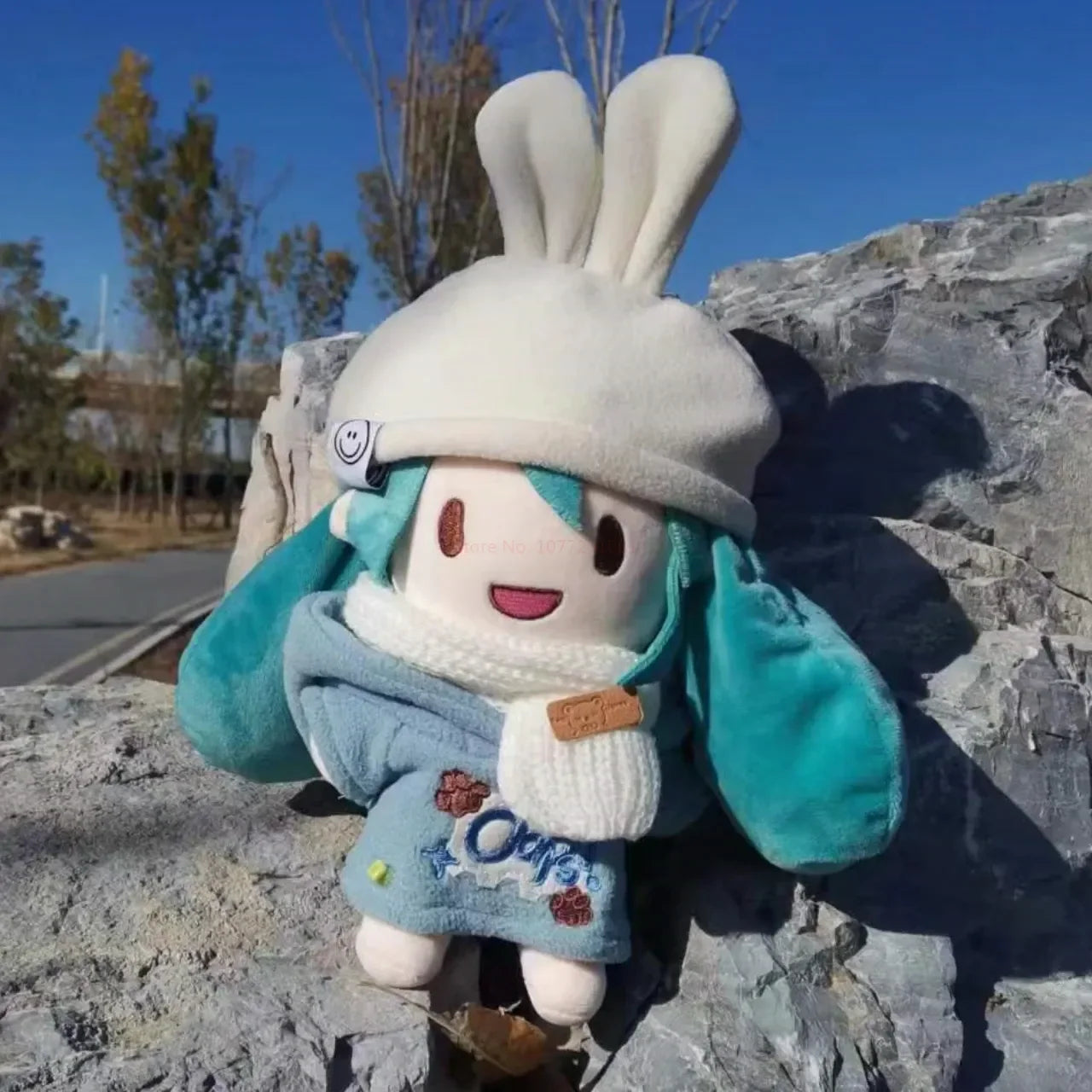Kawaii Miku Plush Toy Anime Cute Soft Stuffed Plushie Doll Cartoon Houlder Pain Bag Backpack Decor cute Birthday Gifts toys