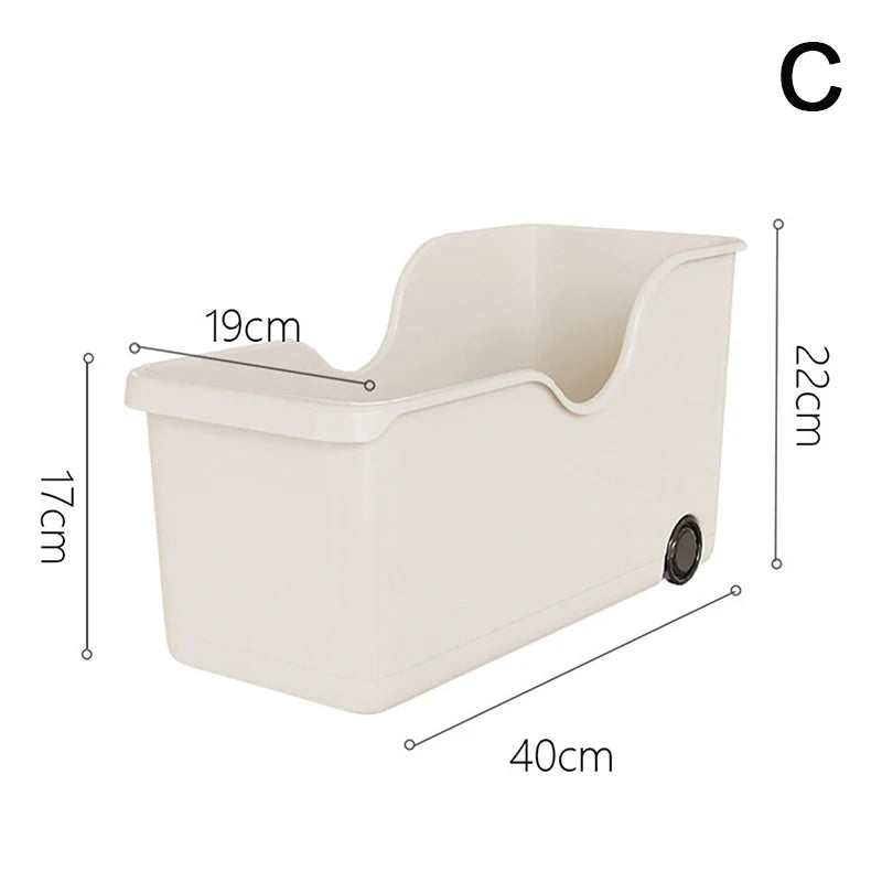 Kitchen Closet Organizer Make Up Organizer Sundries Storage Case with Wheels Seasoning Bottle Storage Container