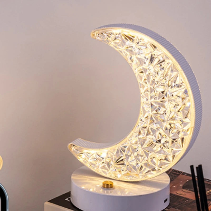 Bedroom Bedside Lamp with A Luxurious and High-end Feel, Internet Famous Decorative Atmosphere Lamp, Simple Charging Night Light