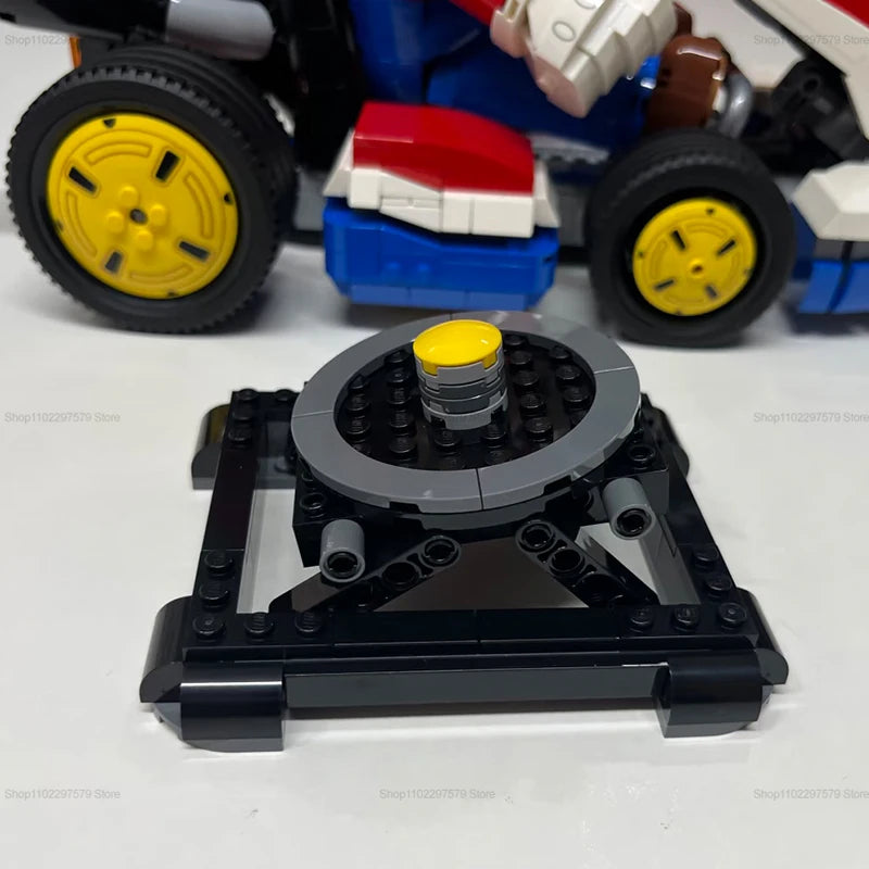 New Kart Car Building Blocks Kit Educational DIY Toys Racing Car Assembly Bricks for Kids Aldult Gift Creative Play Set 1972 PCS