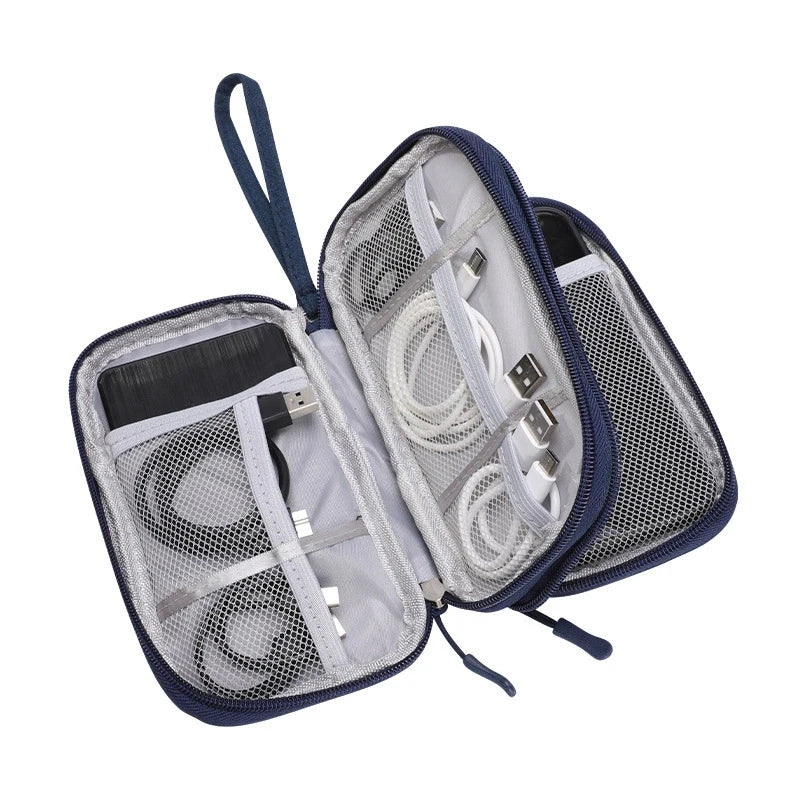 Portable Travel Portable Digital Product Storage Bag USB Data Cable Manager Earphones Mobile Power Storage Bag