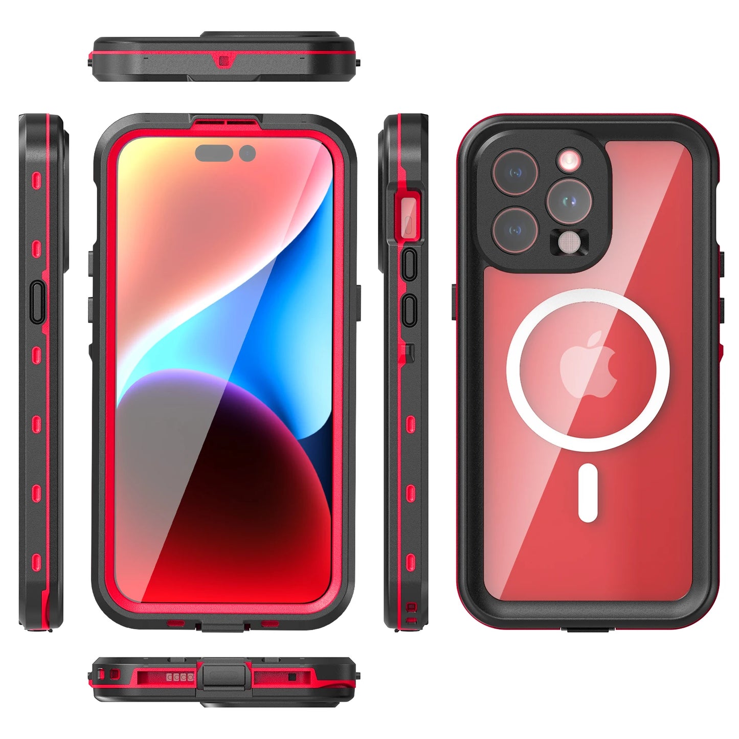 IP68 professional waterproof phone case for iPhone16pro 17 14 15promax Shellbox hot sales 360 full coverage shockproof dustproof