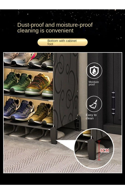 Shoe Rack Storage Shelf Shoes Entrance Hallway Furniture Cupboards Splicing Dustproof Transparent Box Organizador De Zapatos
