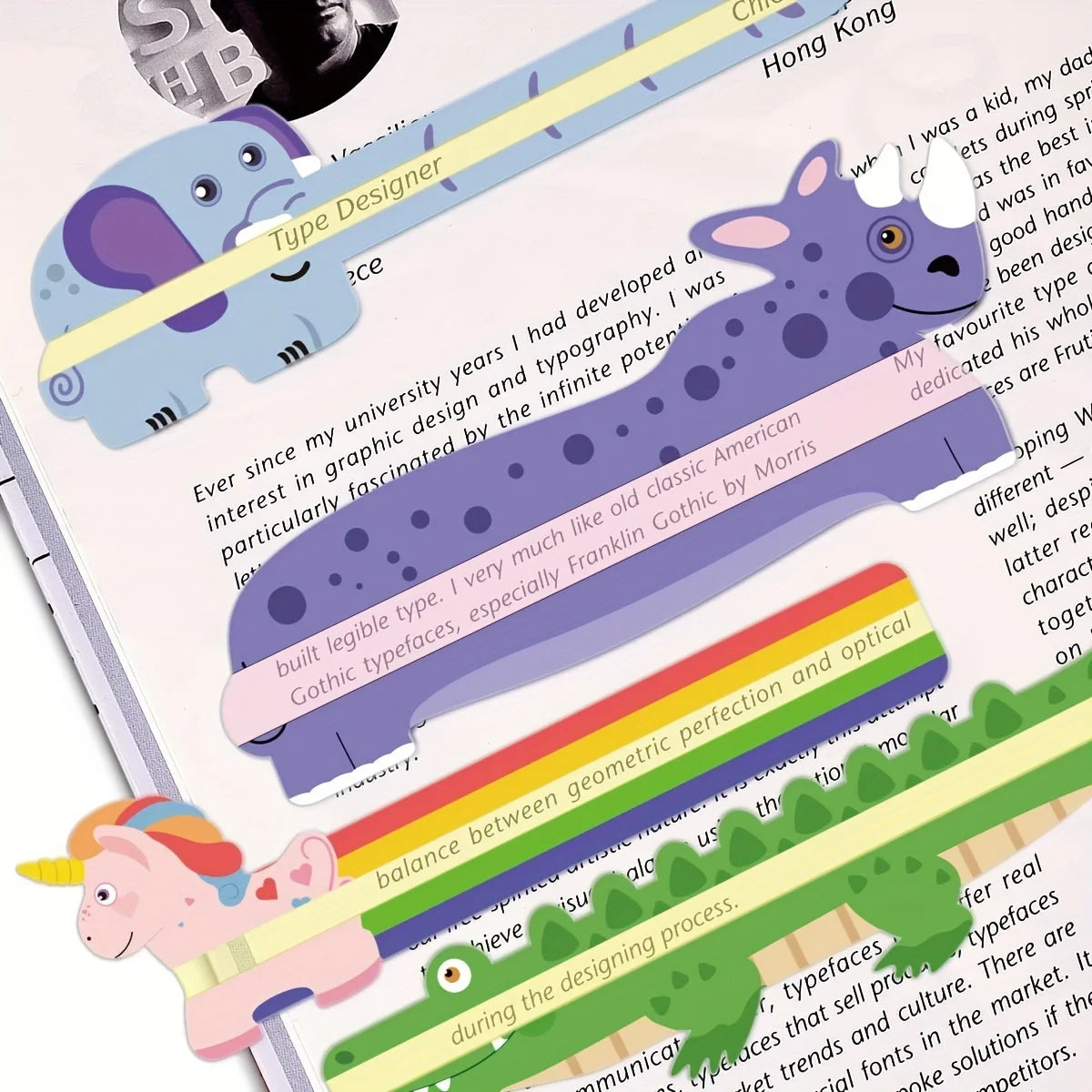 7 Pcs Guided Reading Strips that Reduce Visual Stress - Children, Reading Tracking Rules for Dyslexics