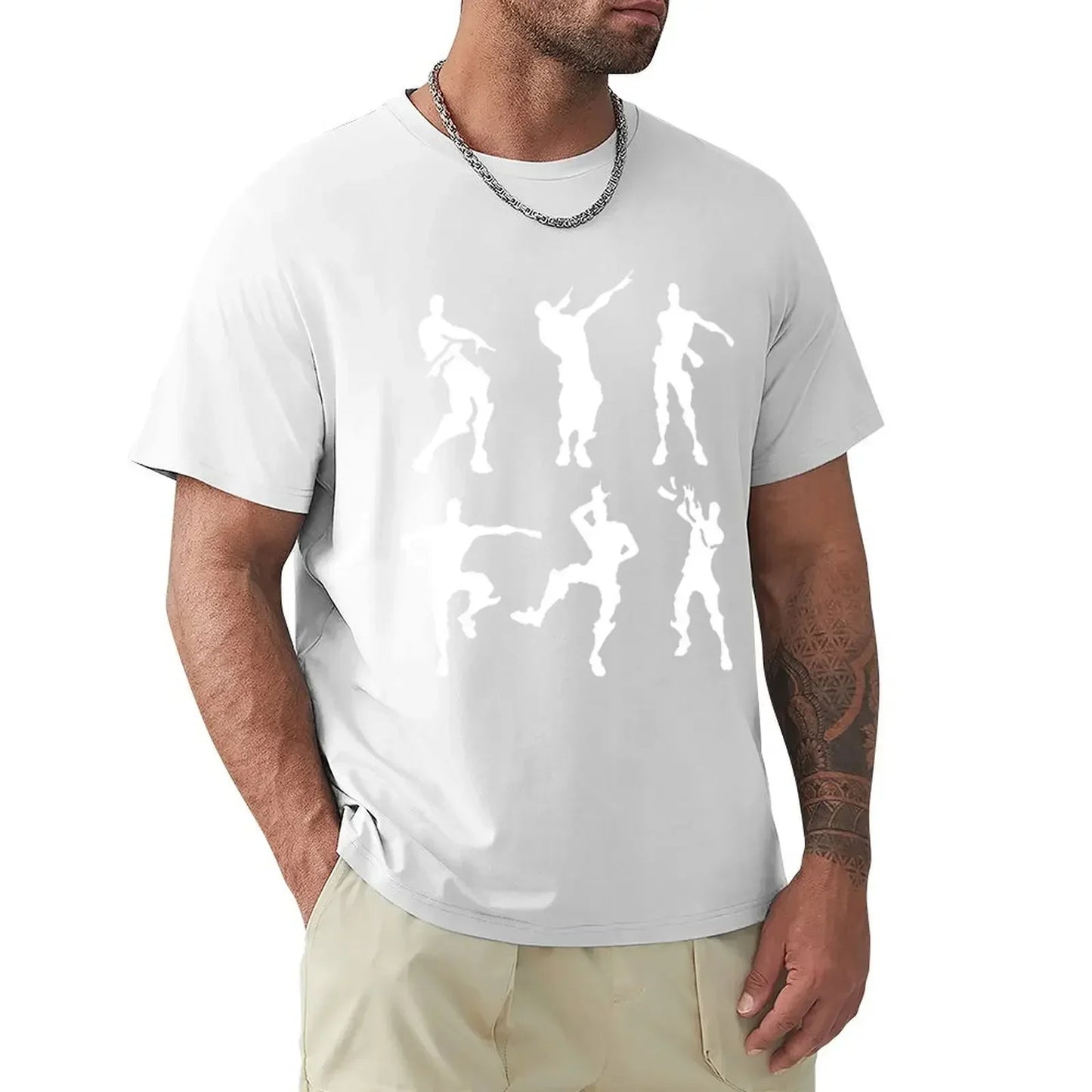 Fortniter Celebrations T Shirt Adult Men's Gaming Dance T-Shirt Discout Hot New Fashion Short Sleeve TShirt Cotton Top Tees