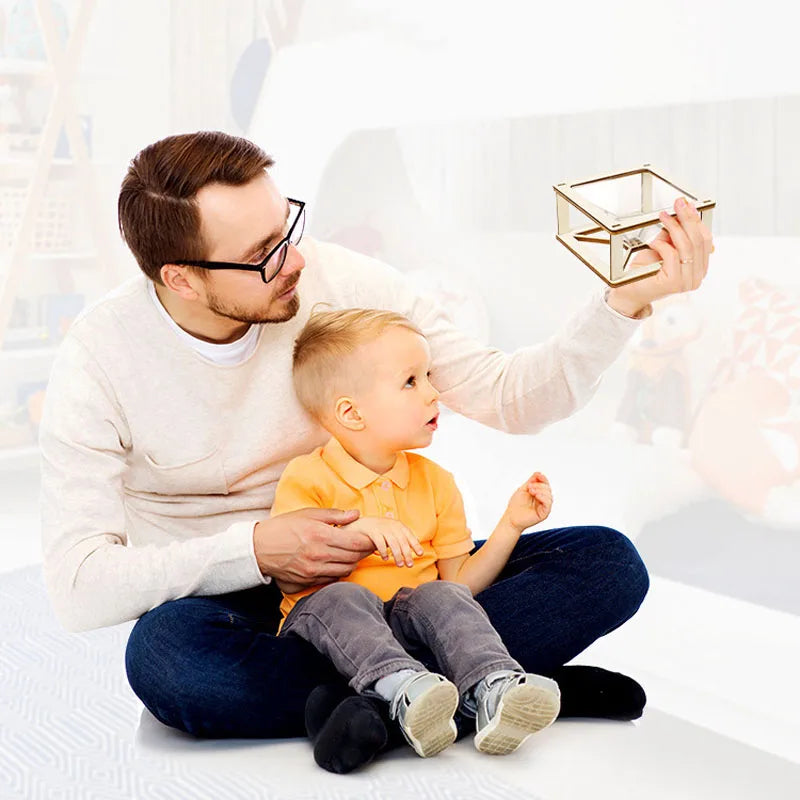 3D holographic projector scientific production of children's handmade puzzles DIY experimental materials small production toys
