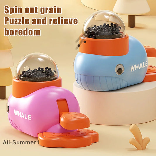 【E】Pet Snack Feeder Dog Food Dispenser Automatic Feeder Puppy Cartoon Duck Whale Design Used To Train Cats Accessories Supplies