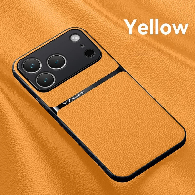 Luxury Shockproof Leather Case Coque For iPhone 17 17 Air 17 Pro Max Plus Magnet Shell Phone Case for iPhone 17Pro Back Cover