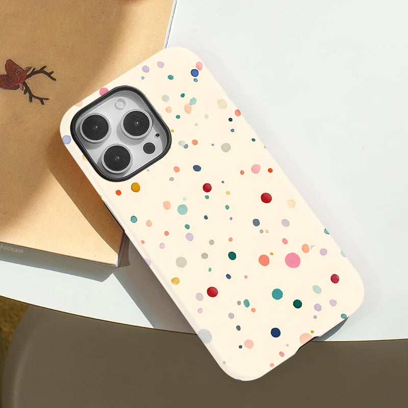 Fcicicase Phone Case For iPhone 17 Air 17 Pro Max Colorful Matte For Magsafe Double-layer Cover For iPhone 17 Pro Magnetic Capa
