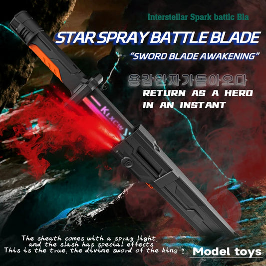 Outdoor Toy Bright Sword Multi-Color Flash LED Light Shine Cosplay Sword Toy Game Party Family Interactive Toy For Kids Adult