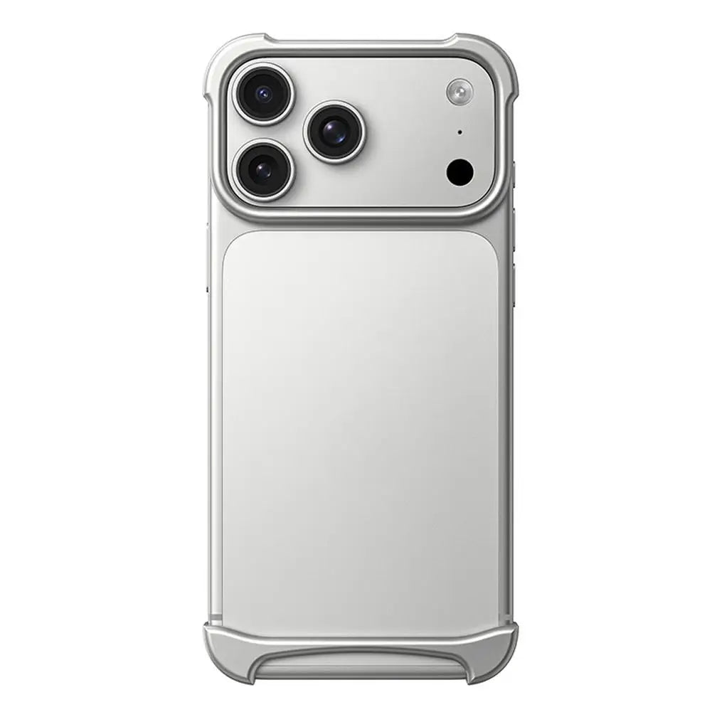 For IPhone 17 Series Aviation Aluminum Frameless Phone Case Shockproof And Scratch Resistant Breathable And Heat-dissipating