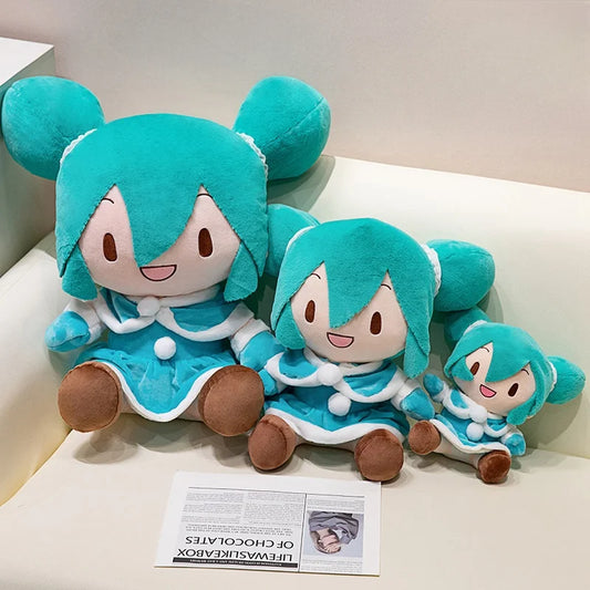 Anime Original Miku Fufu Plush Toys Preciality Collection SEGA Hatsune Miku Spring Onion stuffed dolls Toys Kids Birthday Gifts