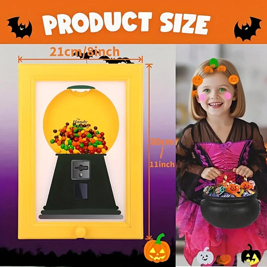 Vintage Candy Dispenser Frame, Rotating Plastic Organizer, Multiple Colors Available, Ideal for Home Decor & Gifts