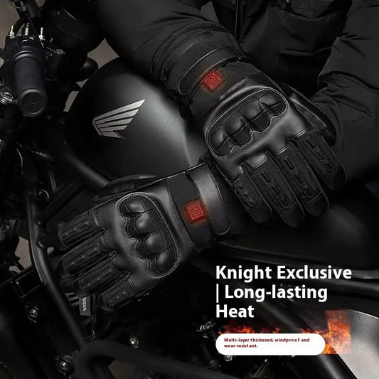Heated Gloves Hand Warmer Electric Thermal Gloves Waterproof Snowboard Cycling Motorcycle Bicycle Ski Outdoor Winter Gloves