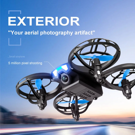 V8 Mini Drone 4K Professional Wide-Angle HD Camera WiFi FPV Height Hold Foldable RC Drone Quadrotor Helicopter Children's Toys