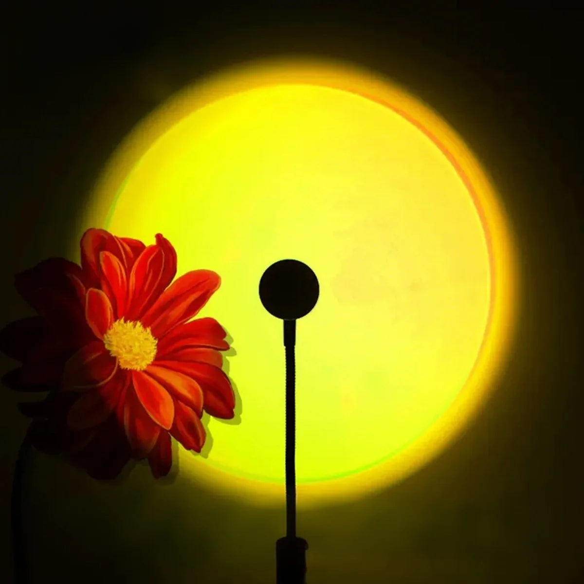 LED Rainbow Sunset Projection Lamp Atmosphere Night Light Photography Fill Light Artifact Creative Room Decoration Gift