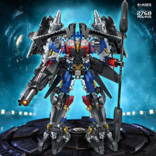 Cyber Mecha Model Building Blocks - Storm Freedom Ancestor Mechanical Robot Assembly Kit for Kids & Adults
