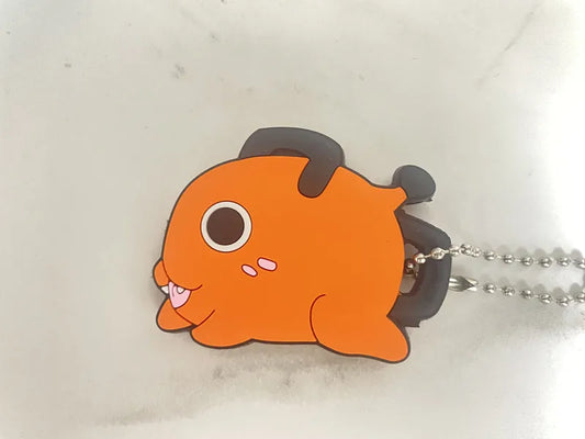 Anime Chainsaw Man Pochita Cartoon Key Cover Case Accessories Cute Key Chain Keychain for Girls key covers for house keys