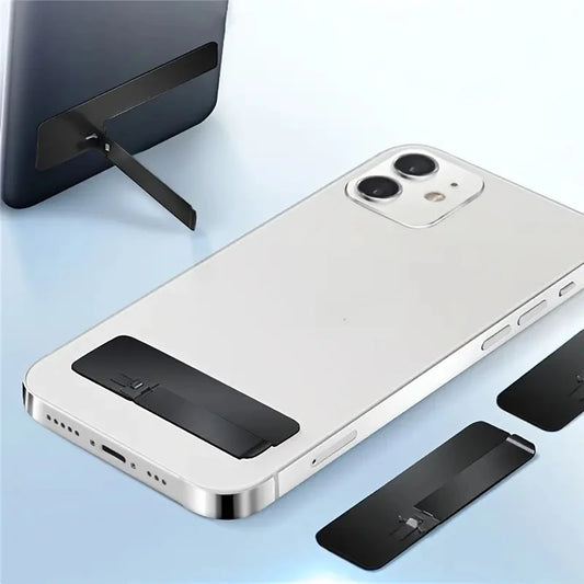 Smartphone Stand, Portable Kickstand For Cell Phone, Foldable Phone Stand Stainless Steel Phone Kickstand, Adjustable Universal