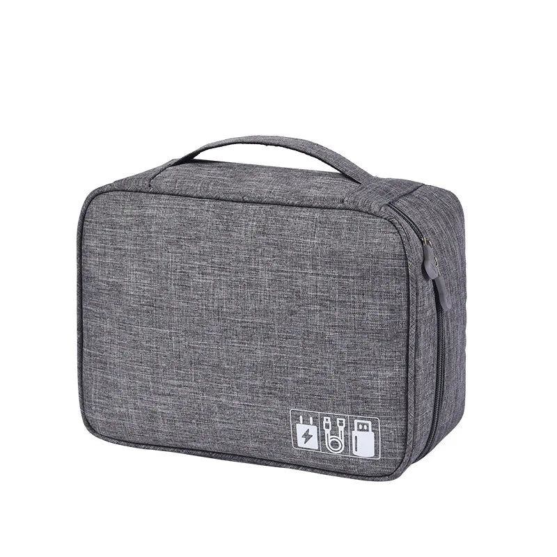 Electronics Organizer Travel Cable Organizer Bag for Electronics Accessories, Portable Tech Carring Large Storage Case for Charg