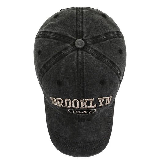 Hat Men Personality Washed Vintage Letter Embroidery Outdoor Fashion Women Sun Protection Couple Baseball Cap Cap