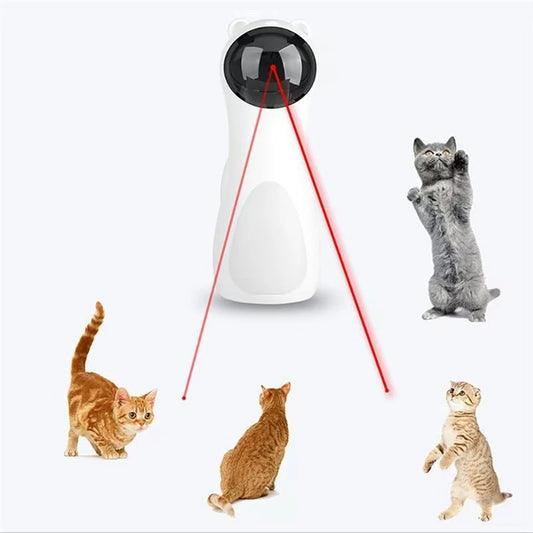 Automatic Cat Laser Toy lnteractive Cat Toys for Indoor Cats 3 Motion Modes 5 Angles Adjustable Rotating Laser Light Pet Toy