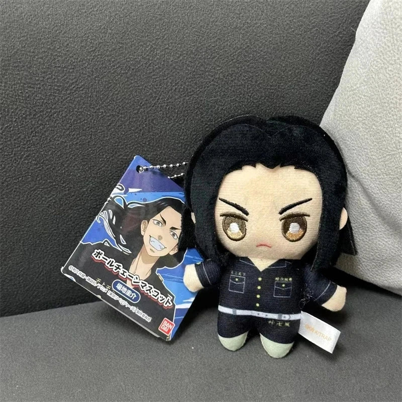 10cm Anime Tokyo Revengers Plush Doll Toy Manjiro Sano Baji Keisuke Matsuno Chifuyu Draken Baji Keisuke Stuffed Toy Pendant Gift